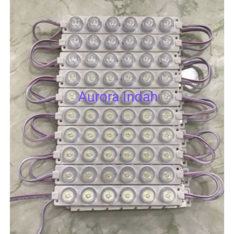 Lampu LED Modul 6Mata SMD DC 12 Volt Dan 24 Volt Waterproof 6Mata 12V 24V  Volt Variasi