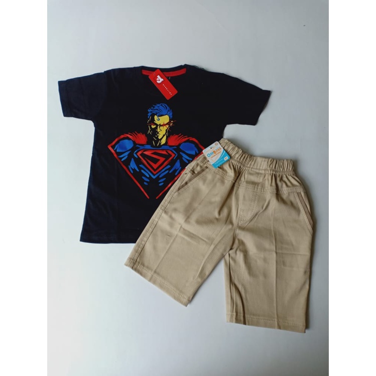 STCP- PREMIUM SETELAN KAOS DISTRO ANAK MOTIF KARAKTER LUCU DAN CHINO PENDEK 1-10 TAHUN PART 2-4