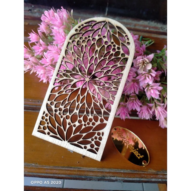 chipboard bentuk kubah isian mahar full ukir hiasan mahar kubah aksesoris mahar nikah bahan mahar