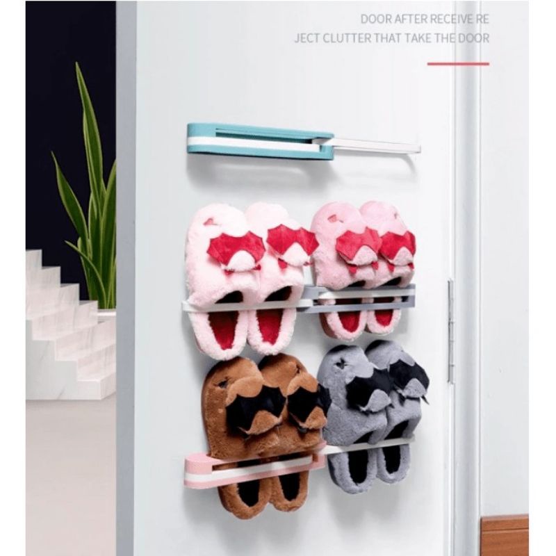 Rak Sendal Minimalis - Gantungan Tempat Sendal - Rotary Slipper Rack