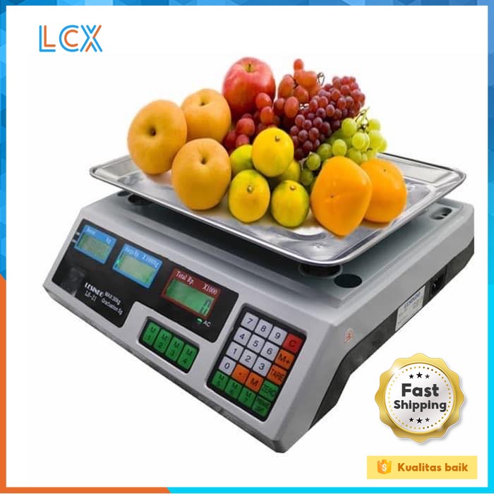 LCX Digital Computing Scale 40Kg Double Display / Timbangan Digital Perhitungan LSH