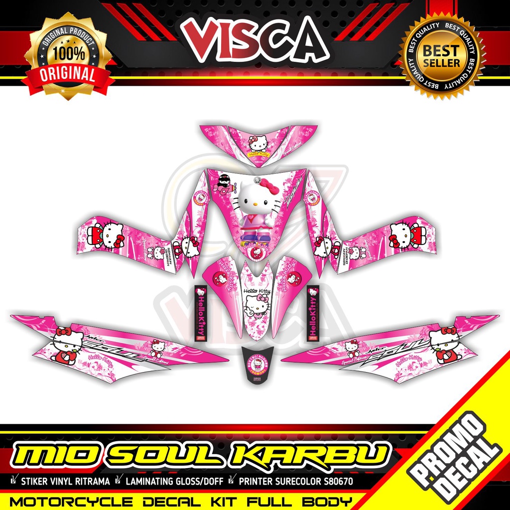 Decal Mio Soul lama Full Body Stiker Mio Soul lama Striping Mio Soul lama Sticker Mio Soul lama Full