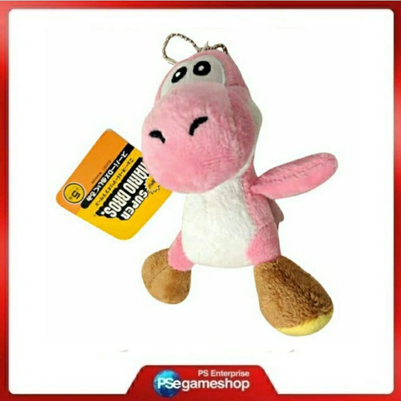 Super Mario Yoshi 4.5&quot; Plush Toy (Pink)