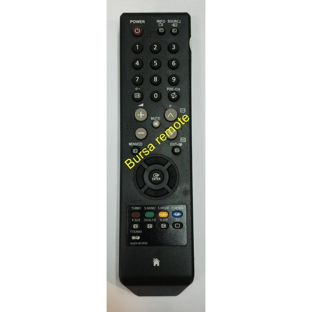 Remot Remote Samsung TV Tabung Slim Flat Type 399D Ecer dan Grosir