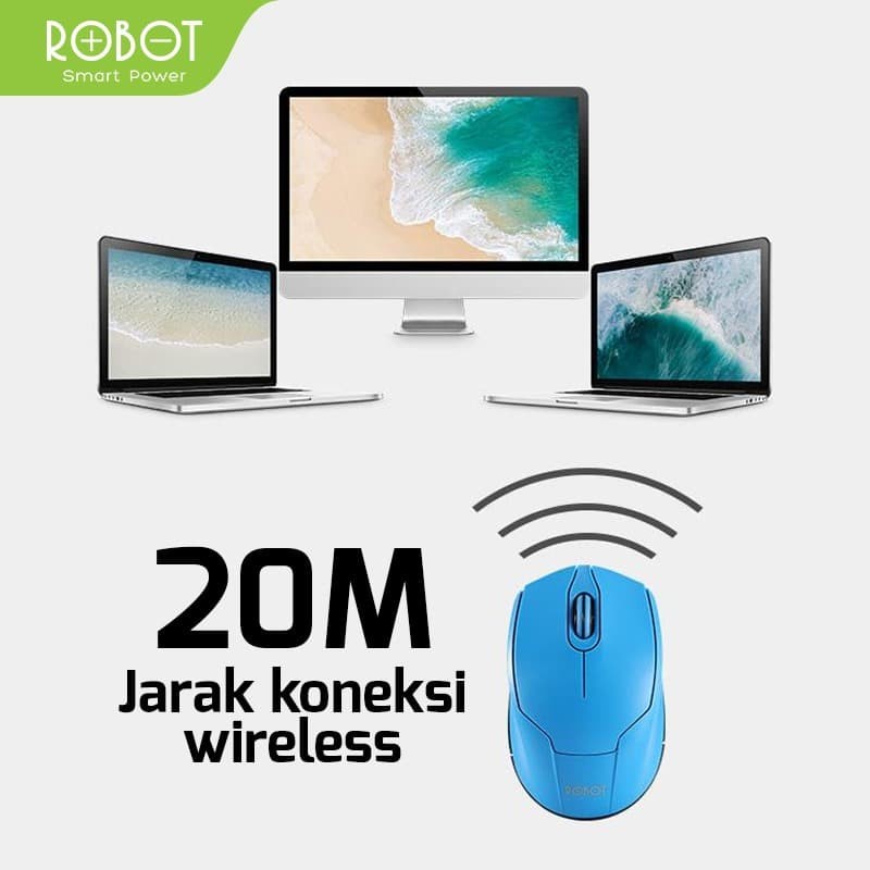 Robot M310 Silent Mouse Wireless 2.4 GHz