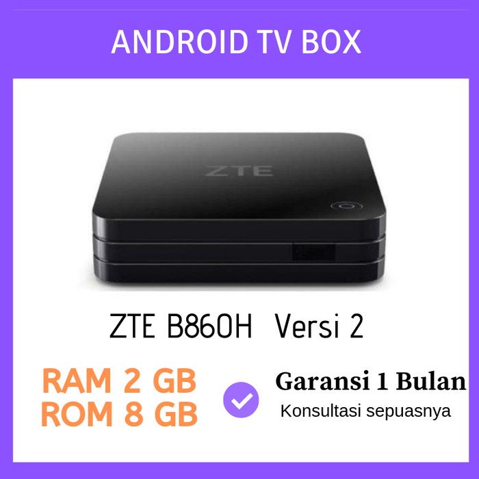 Order Langsung Android TV Box RAM 2 GB Istimewa STB ZTE B860H V2 Root Full Aplikasi Berkualitas