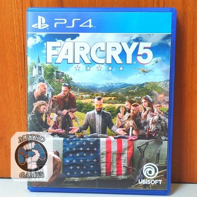 FarCry 5 PS4 Kaset Far cry 5 V Playstation PS 4 5 CD BD Game Farcry5 Games Original Asli 4 3 2 6 yara Region 3 Asia reg 3 games Ps4 Ps5