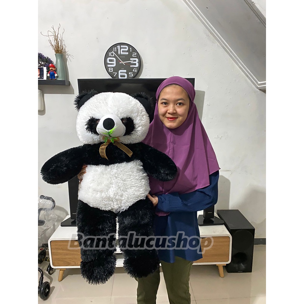 Boneka panda Rumput XL Berdiri 65cm Dijamin BESAR