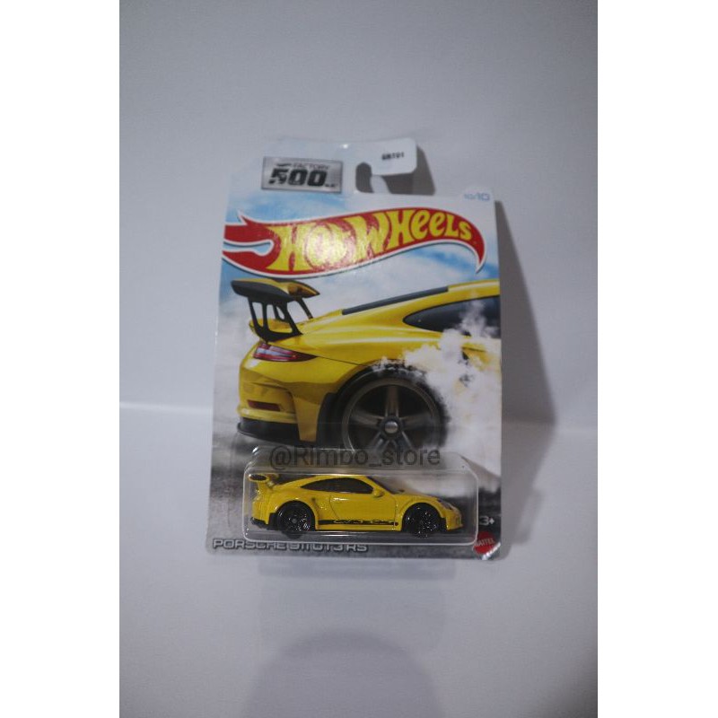Hot wheels Porsche 911 GT3 RS (seri 500 HP)