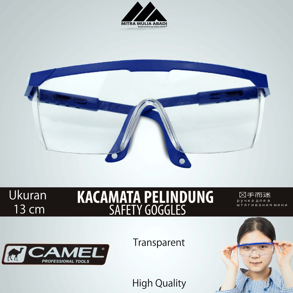 Kacamata Pelindung Transparan | Safety Goggles Transparent