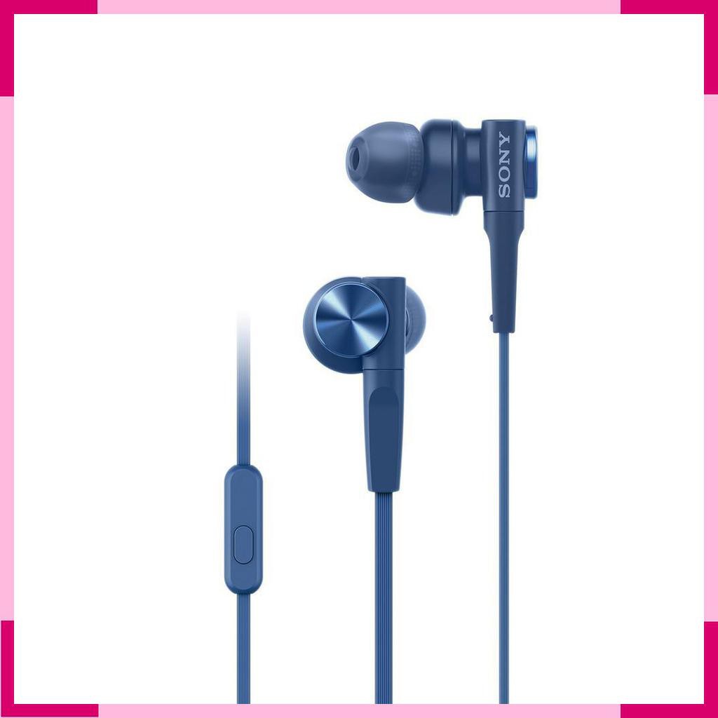 Sony In-Ear Extra Bass Headphone MDR-XB55AP / XB 55AP - Biru