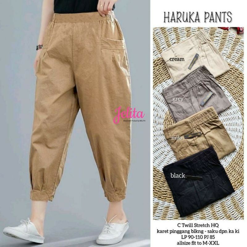 HARUKA PANTS BY JELITA STOK LENGKAP