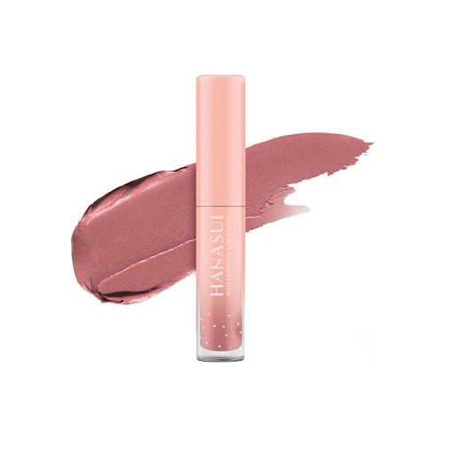 [ORI] HANASUI Mattedorable Lip Cream dengan Hasil Warna Intense &amp; Pigmented Menutup Warna Asli Bibir dengan Sempurna HALAL Original BPOM