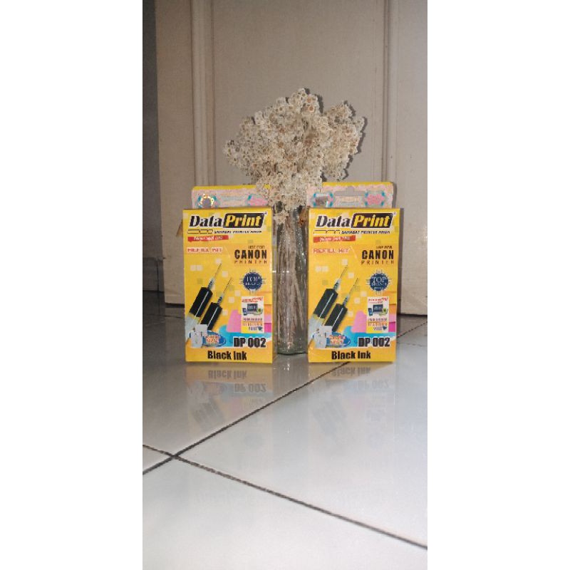READY TINTA SUNTIK DATA PRINT 002 BLACK -TINTA REFIL -TINTA ISI ULANG DATA PRINT