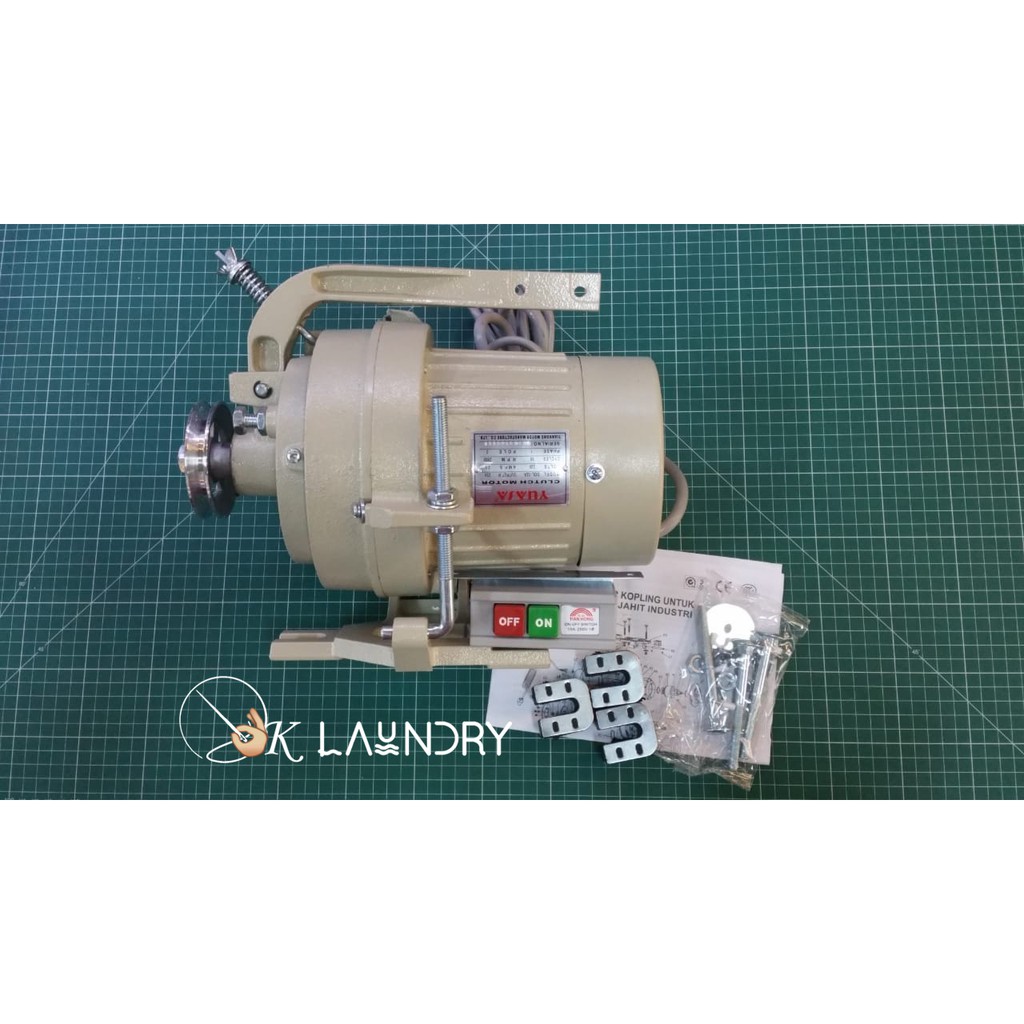 Dinamo Mesin Jahit Industrial 250 Watt YUASA Clutch Motor