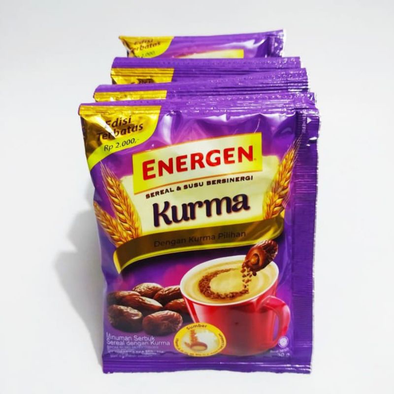 Minuman Sereal Energen Rasa Coklat (1 Renceng isi 10 pcs)