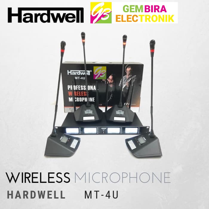 Hardwell Mic Wireless Podium MT 4U Original