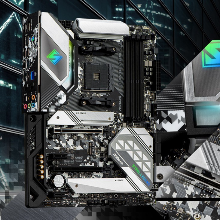 ASROCK B550 STEEL LEGEND AMD AM4 MOTHERBOARD