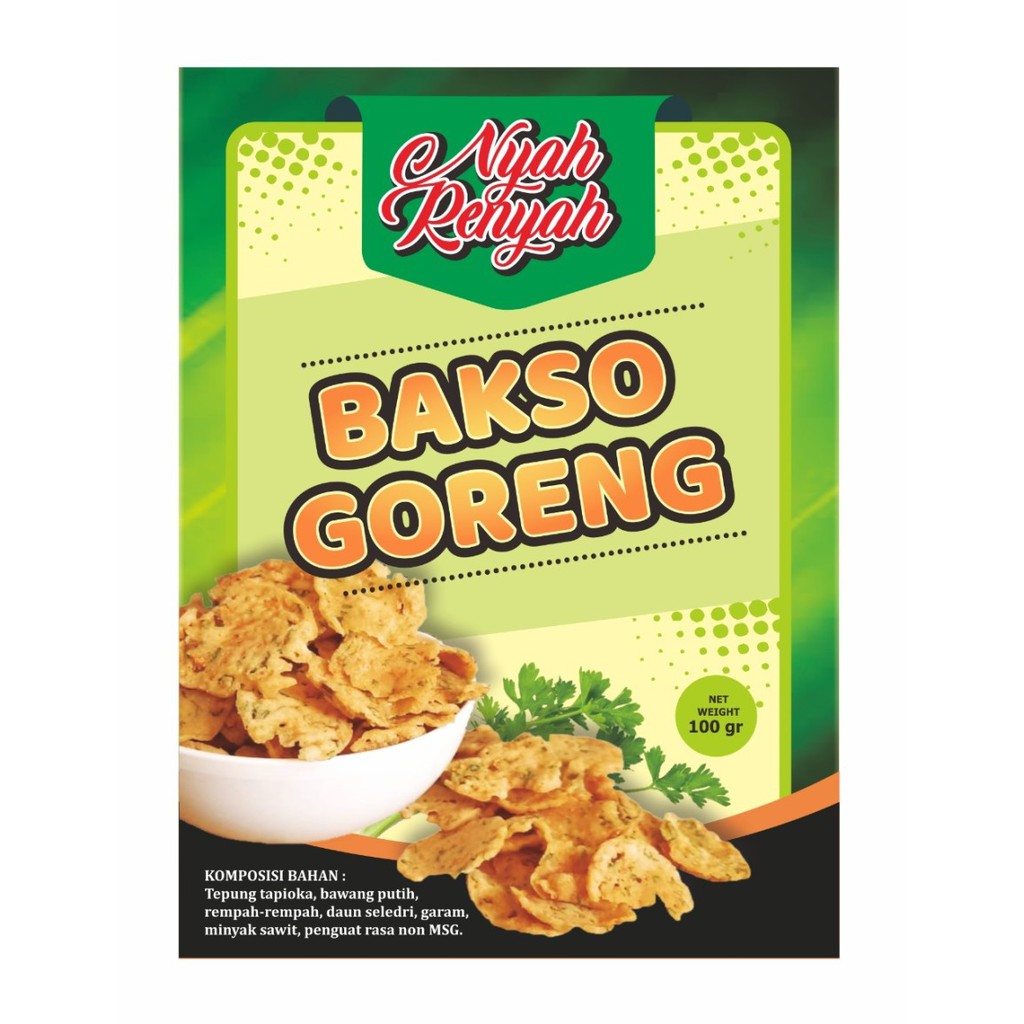 

Nyah Renyah - Bakso Goreng Krispy - 100gr