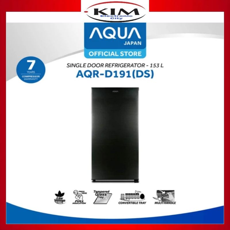 Kulkas 1 Pintu AQUA AQR-D191 GARANSI RESMI