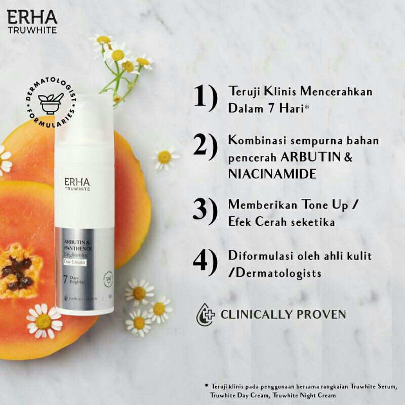 Erha Truwhite Arbutin &amp; Panthenol Brightening Day Cream