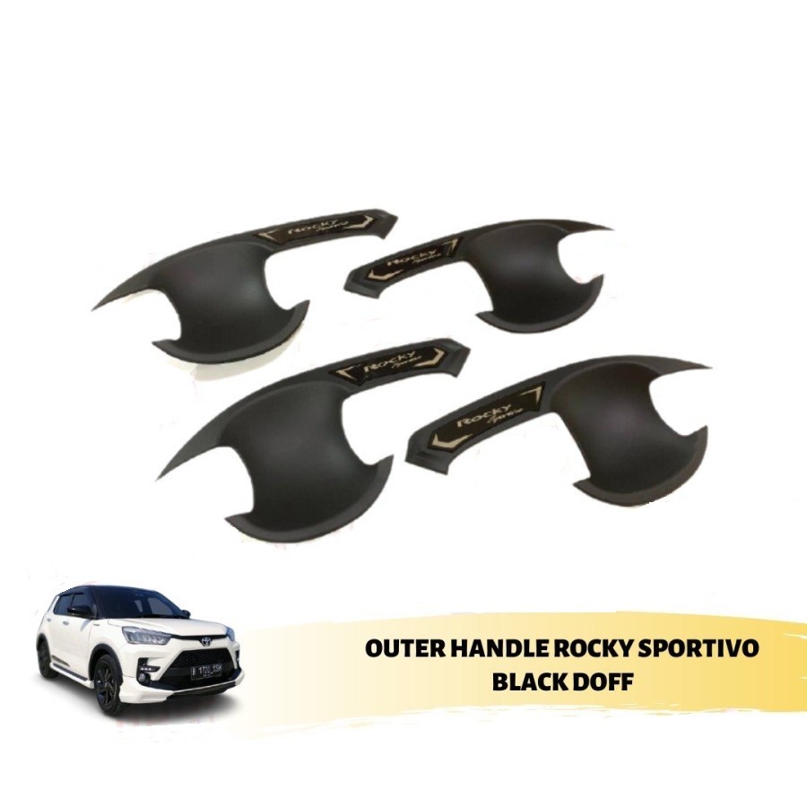 Outer Handle All New Rocky 2021 Black