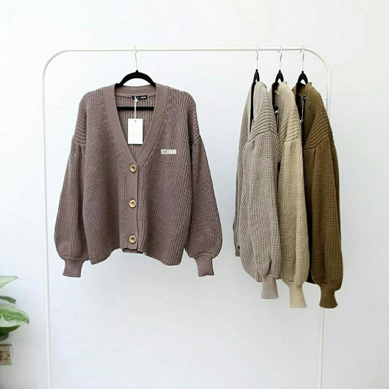 cardigan rajut h&m