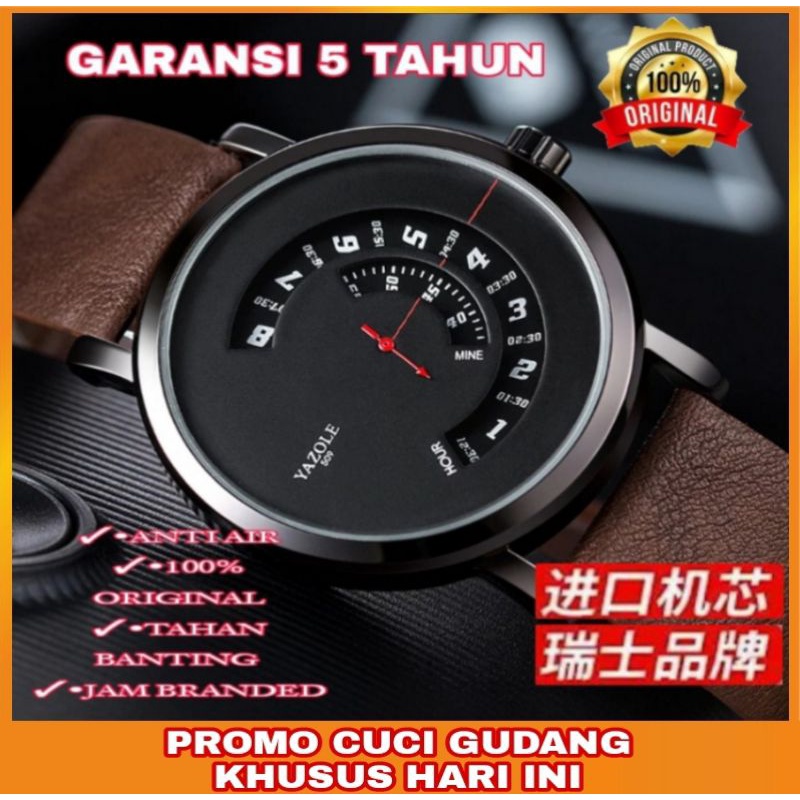 VAVA VOOM Jam tangan Pria Anti Air Stainless Steel kalender Arloji/jam tangan pria analog/jam tangan