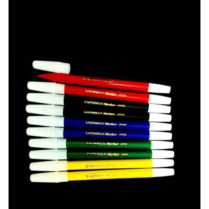 

Spidol Snowman kecil 1 warna ( 10 pc ) / spidol warna / spidol kecil