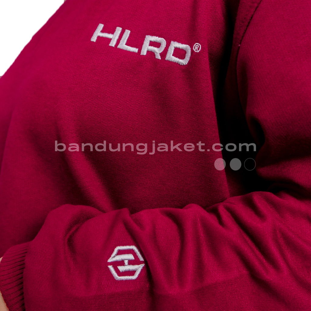 HOLYRIDER Sweatshirt Pocket Down Maroon