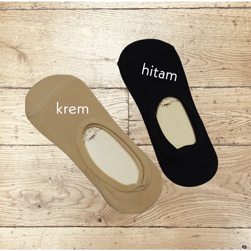 Kaos Kaki Flatshoes Wanita Hidden Socks Kaos Kaki  Telapak Wanita