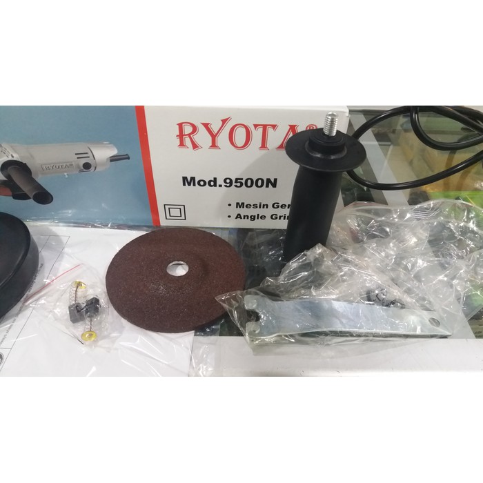 Promo Bulan Ini..  MESIN GERINDA TANGAN RYOTA 9500N 4" ANGLE GRINDER RYOTA