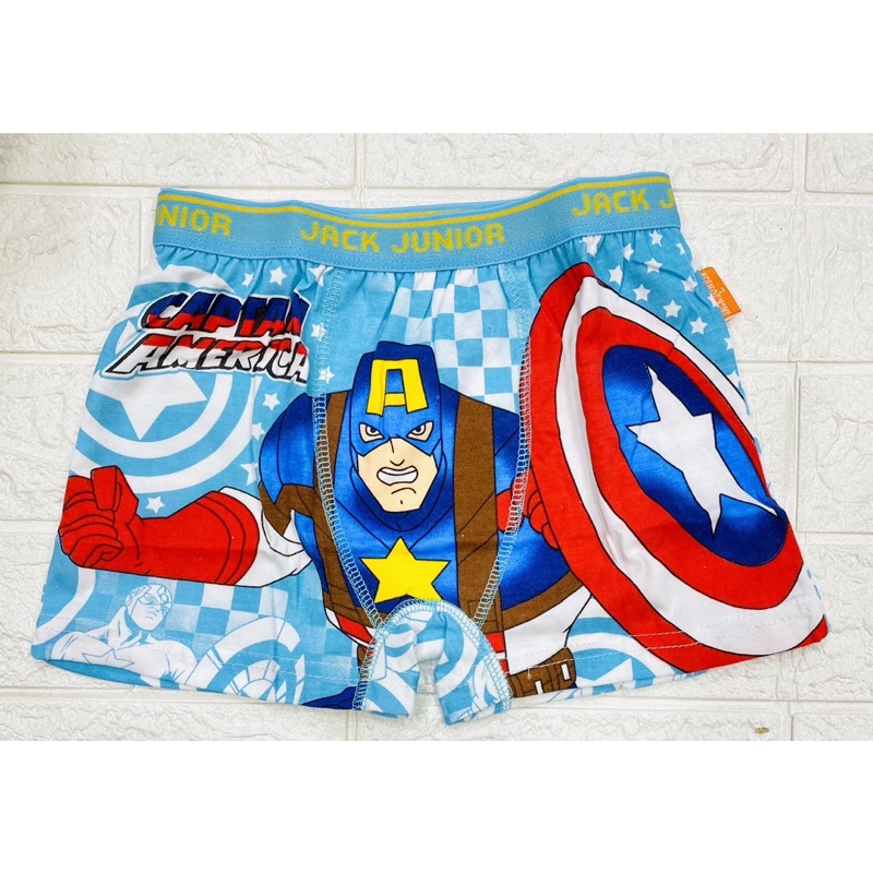 CD short | Celana dalam Boxer Anak Cowok JACK JUNIOR Karakter Bahan Katun