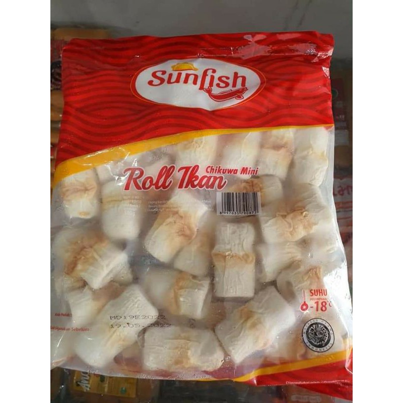 

Sunfish chikuwa mini/kaki naga/shrim roll/sunfish hati 500gr/frozen food
