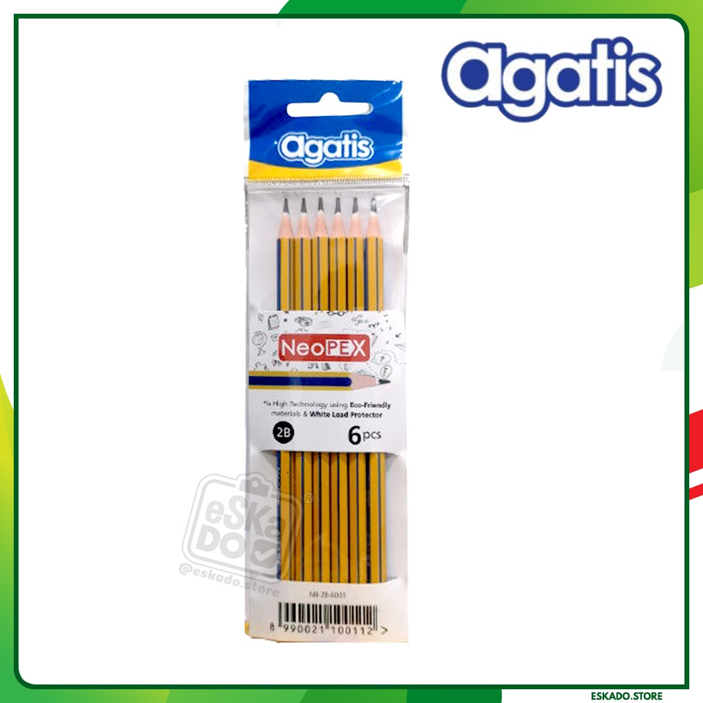 

Pensil 2B Agatis NeoPEX isi 6 pcs