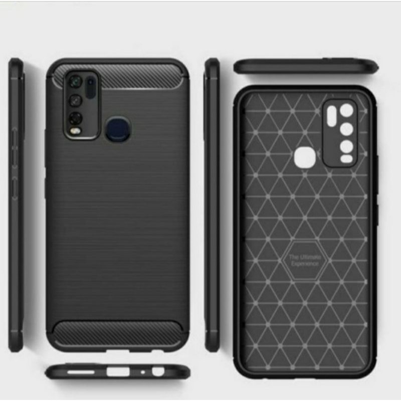 Vivo Y30 Y30i Y50 soft case silikon carbon