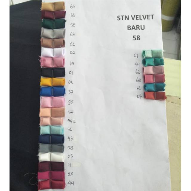 Kain Satin Velvet | Saten velvet 1 roll