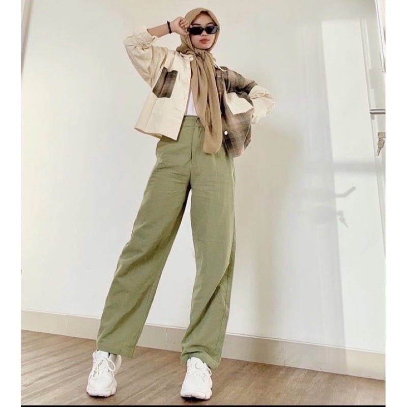 Kulot Linen Highwaist Premium / Kulot Linen