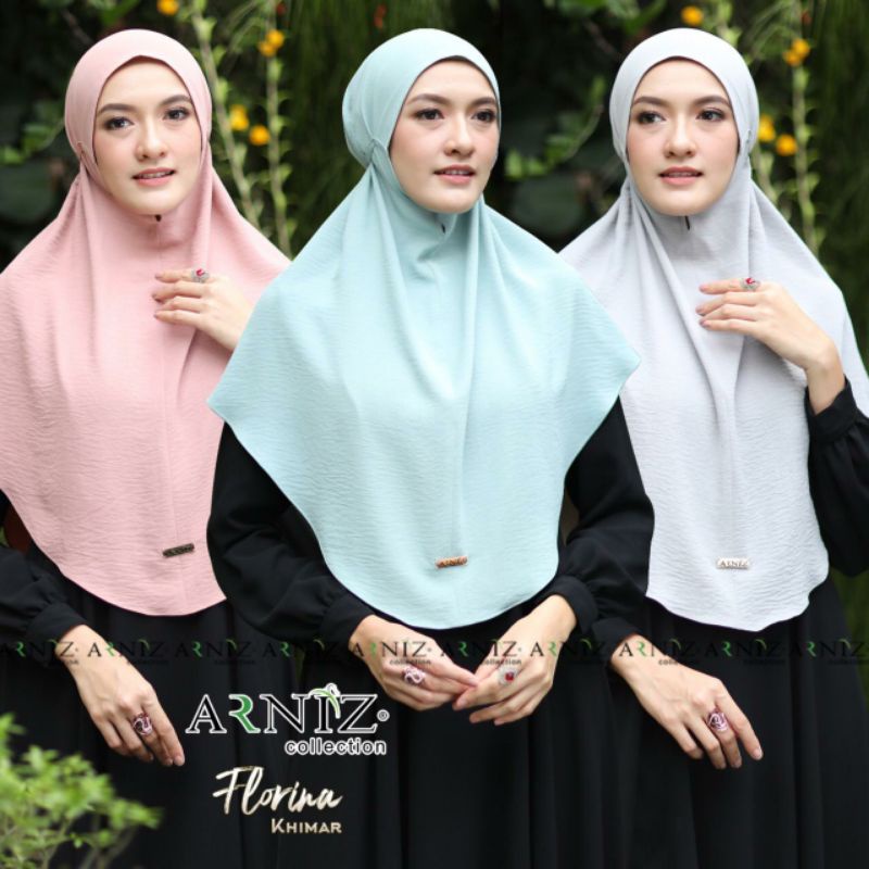 ARNIZ Collection Khimar Florina - Original - Khimar Cantik Elegant