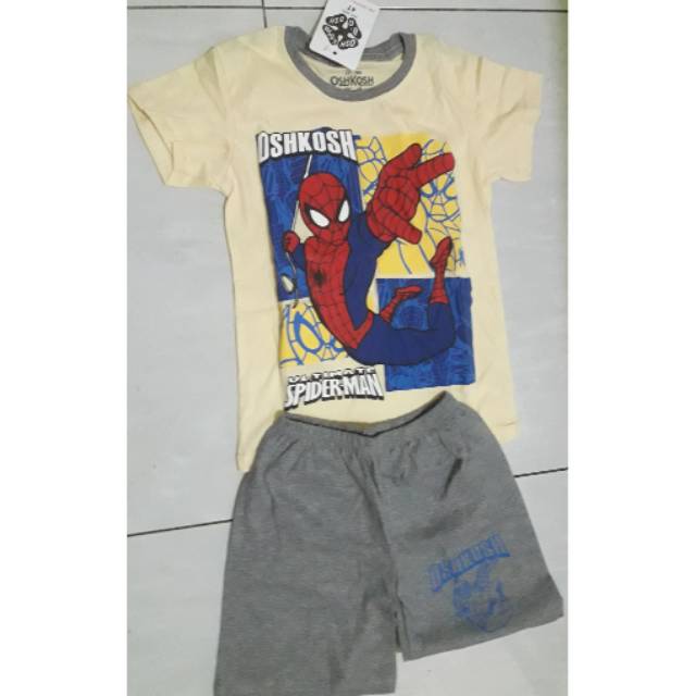 Kaos setelan anak laki oshkosh 4T.