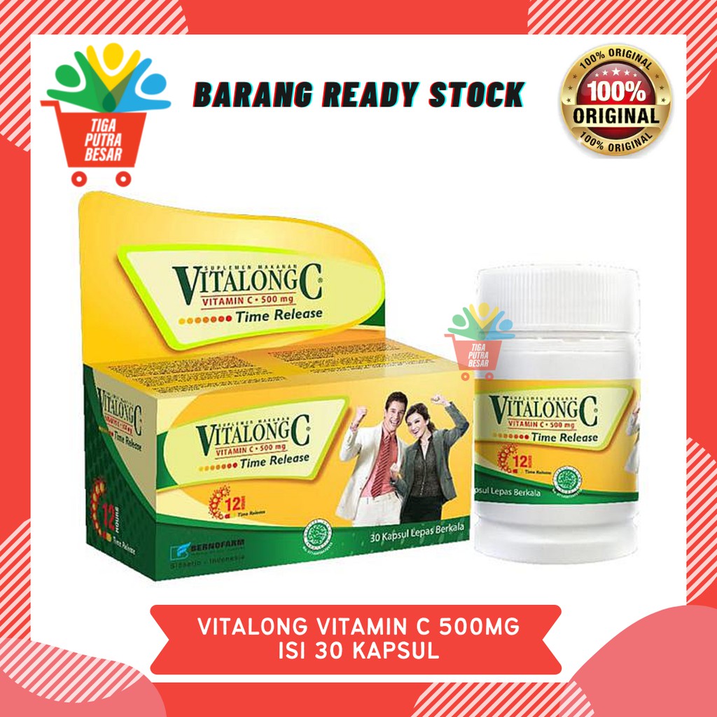 VITALONG C VITAMIN C 500Mg ISI 30 KAPSUL