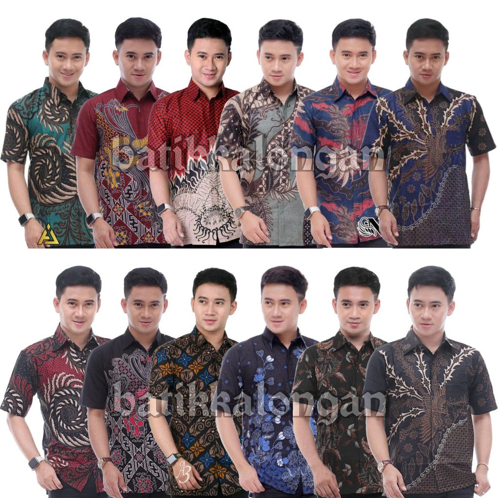 Toko Grosir Size M L Xl Xxl Xxxl Bswart Batik Hrb026 Kenongo Hem Pendek Padi Pekalongan M L Xl Batik Pria Murah k3VOjrF0Qq0d1