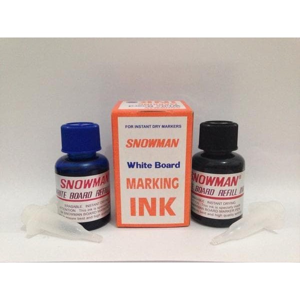 

Unik Tinta Spidol Whiteboard SNOWMAN White Board Marking INK