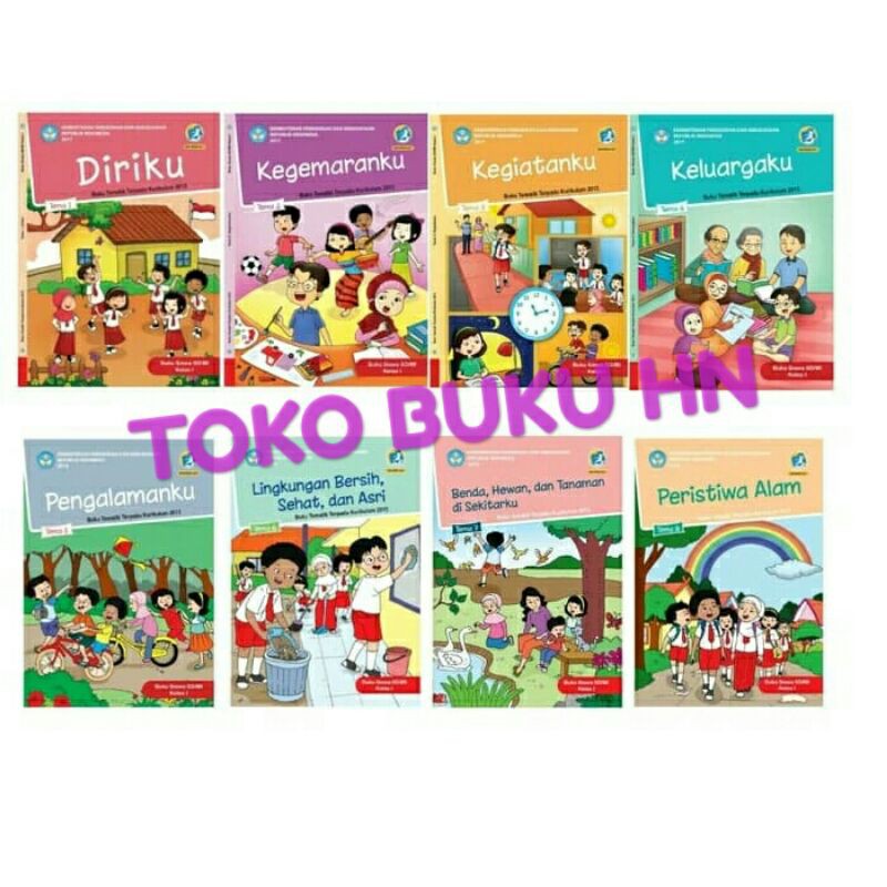 BUKU TEMATIK KELAS 1 SD/MI / BUKU PELAJARAN KELAS 1 SD / BUKU PELAJARAN LENGKAP