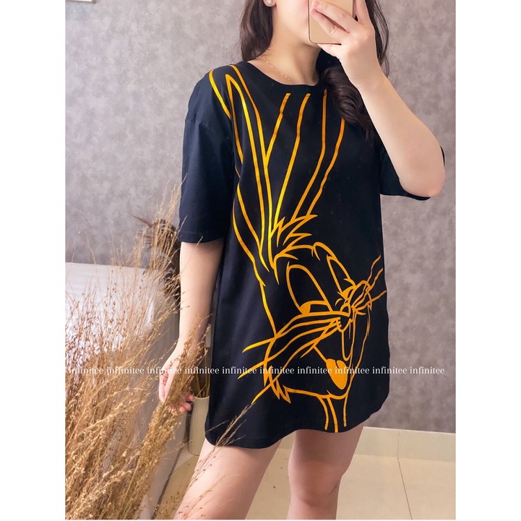 Kaos Oversize Wanita Atasan Wanita Jumbo Bahan Cotton Combed 30s