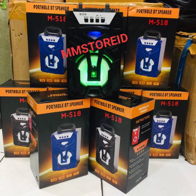 MM Speaker Bluetooth J M518 M418 + standing good quality / speaker bluetooth salon mini J M518 M418