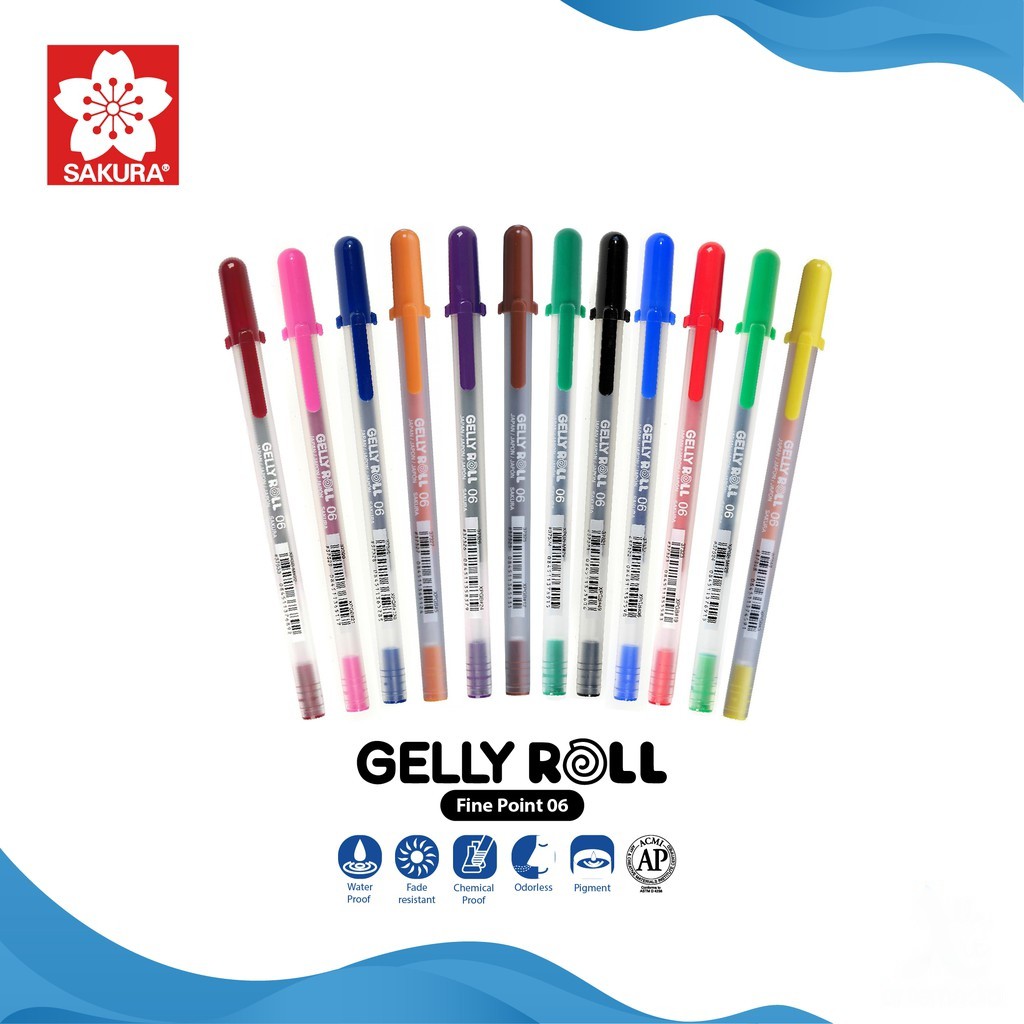 Sakura Gelly Roll Pen 0.6 Hitam