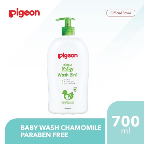 Pigeon Baby Wash Chamomile Paraben Free  2in1 Pump 700ml