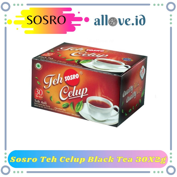 

Sosro Teh Celup Black Tea 30X2 Gr