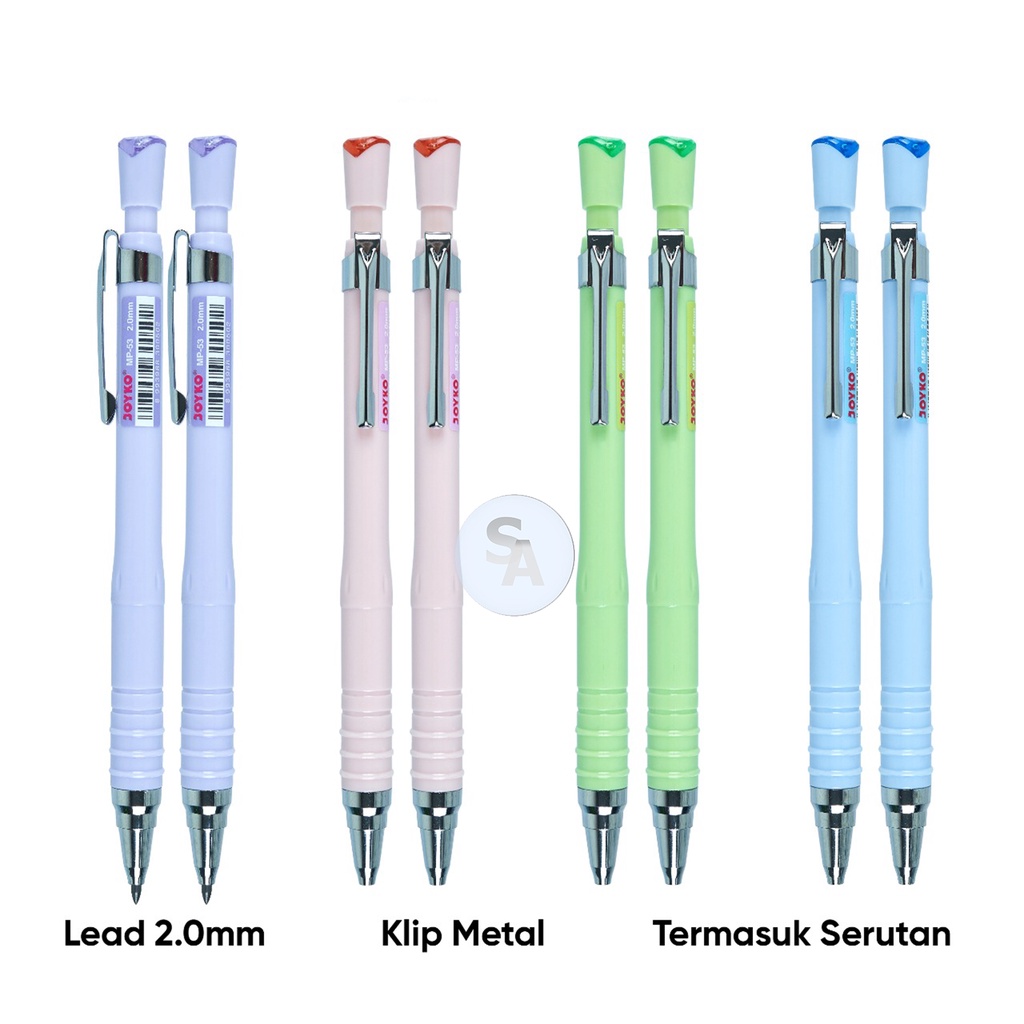 

Mechanical Pencil Merk Joyko MP-53 Lead Tebal 2.0mm / Di ECER